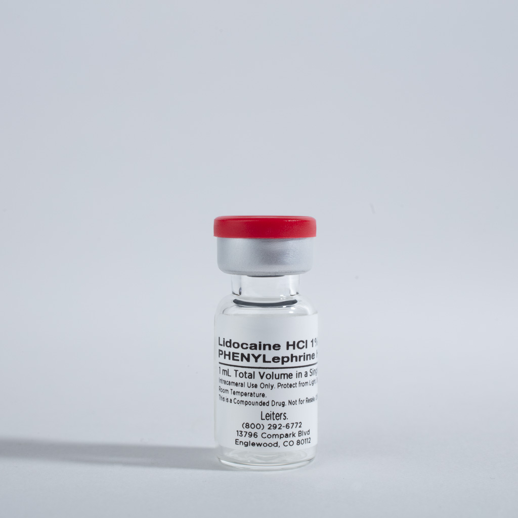 Lidocaine HCl 1%, Phenylephrine HCl 1.5%, 1 mL in a 2 mL vial