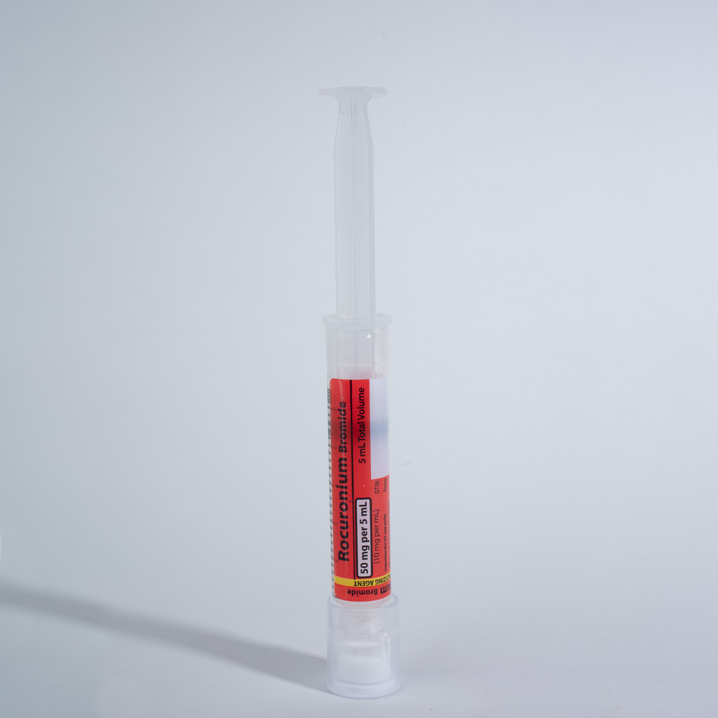 Rocuronium Bromide 10 mg/mL, 5 mL in a 5 mL Syringe