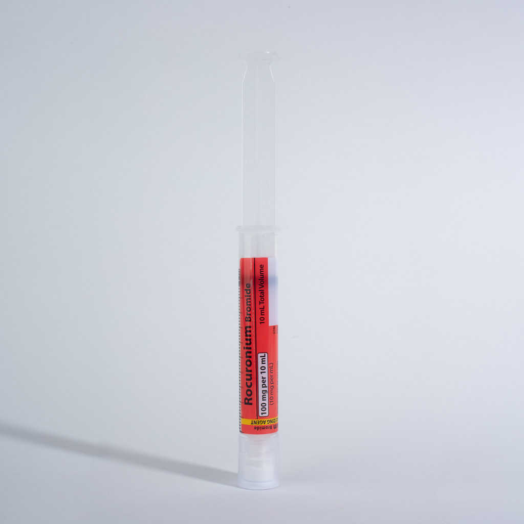 Rocuronium Bromide 10 mg/mL, 10 mL in a 10 mL Syringe