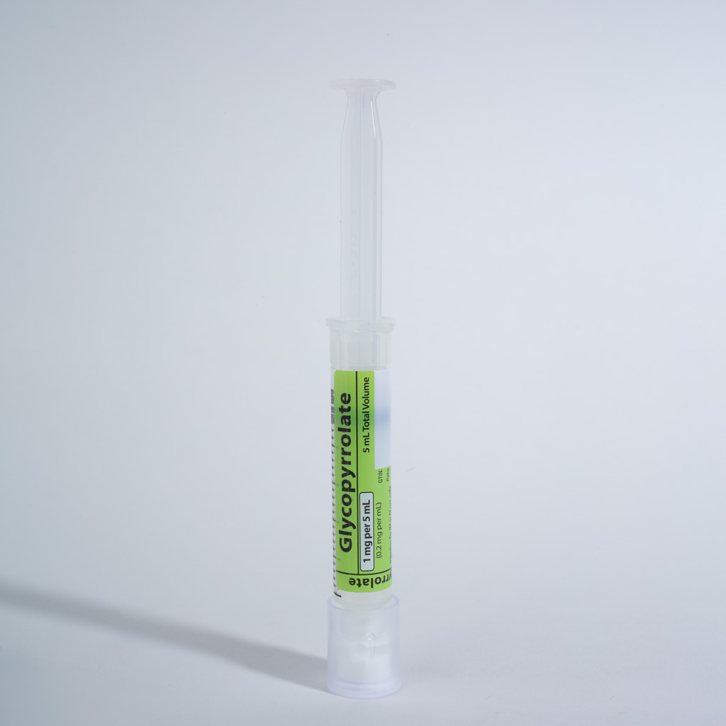 Glycopyrrolate 0.2mg/mL 5 mL in 5 mL Syringe