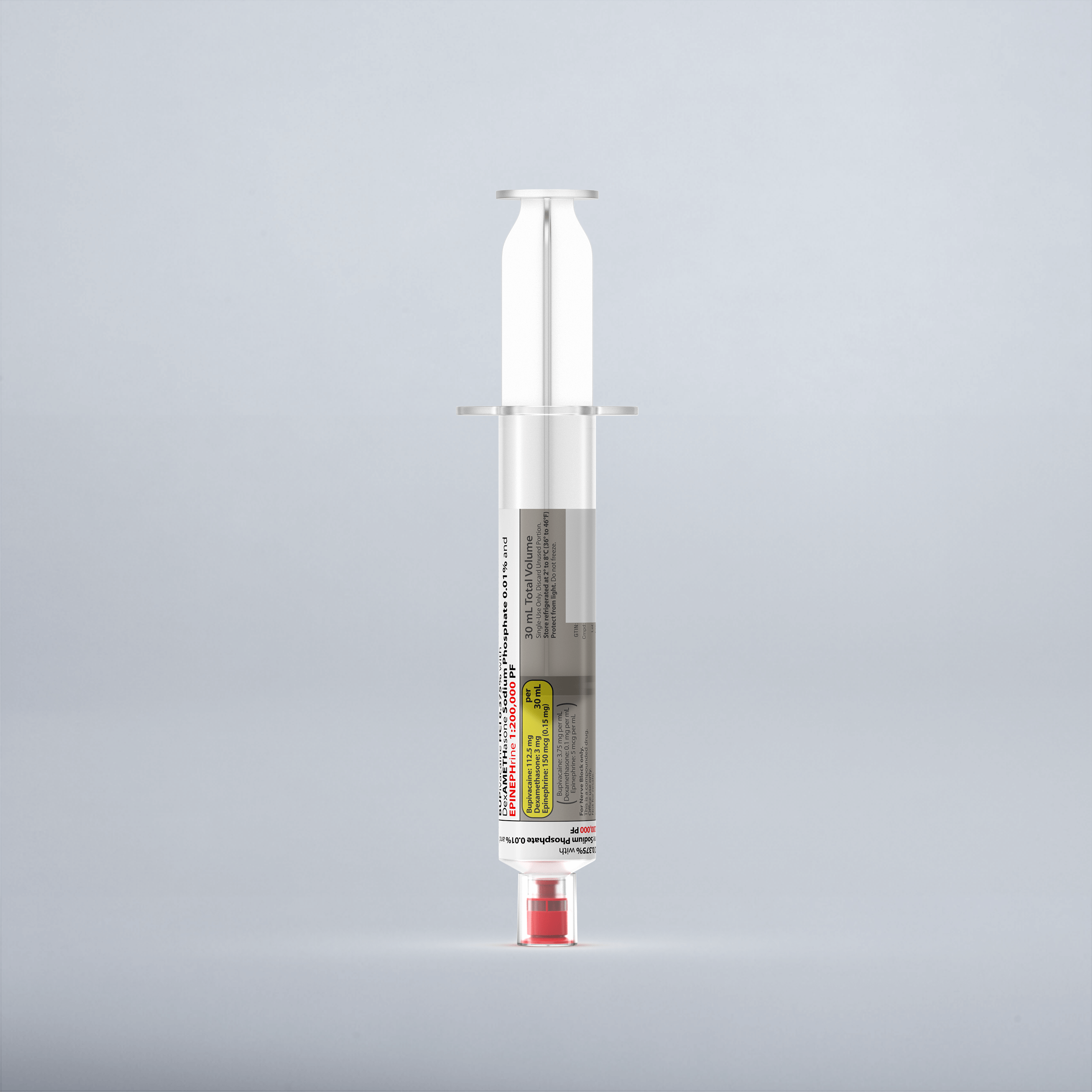 Bupivacaine/Dexamethasone/Epinephrine, preservative free, 30 mL in 50 mL Syringe