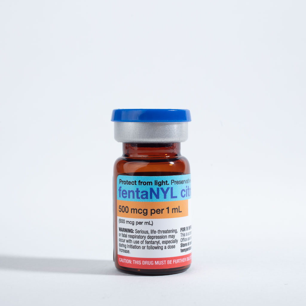 Fentanyl Citrate 500 mcg (500 mcg per mL) concentrated vial