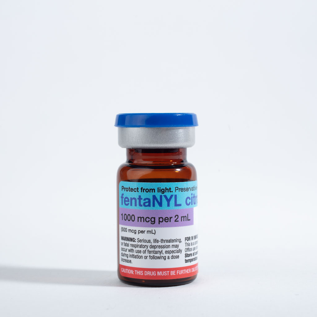 Fentanyl Citrate 1000 mcg (500 mcg per mL) concentrated vial
