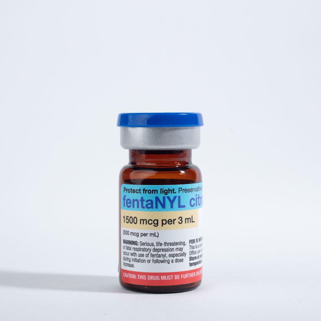 Fentanyl Citrate 1500 mcg (500 mcg per mL) concentrated vial