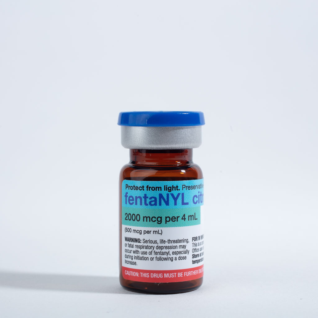 Fentanyl Citrate 2000 mcg (500 mcg per mL) concentrated vial