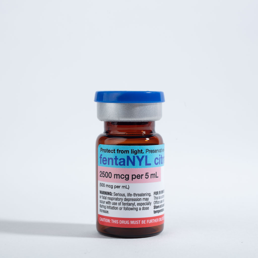Fentanyl Citrate 2500 mcg (500 mcg per mL) concentrated vial