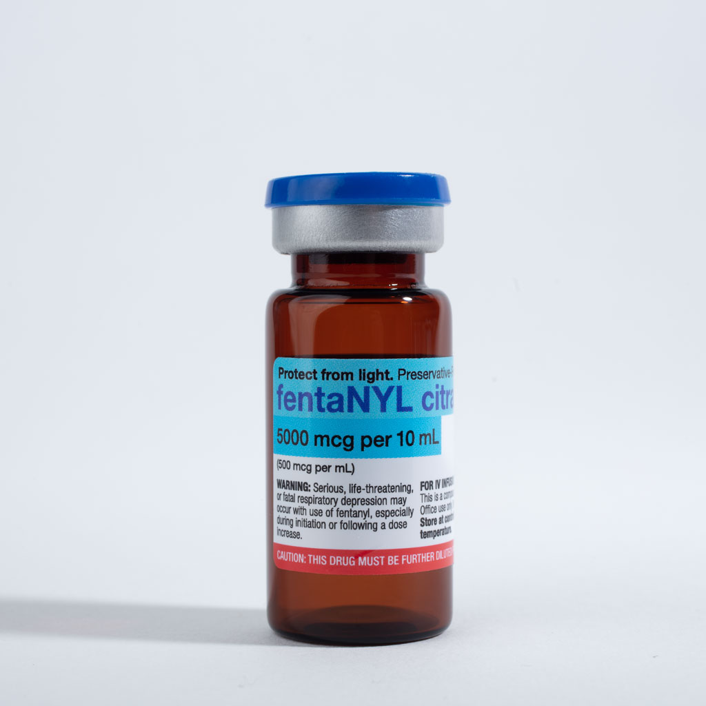 Fentanyl Citrate 5000 mcg (500 mcg per mL) concentrated vial