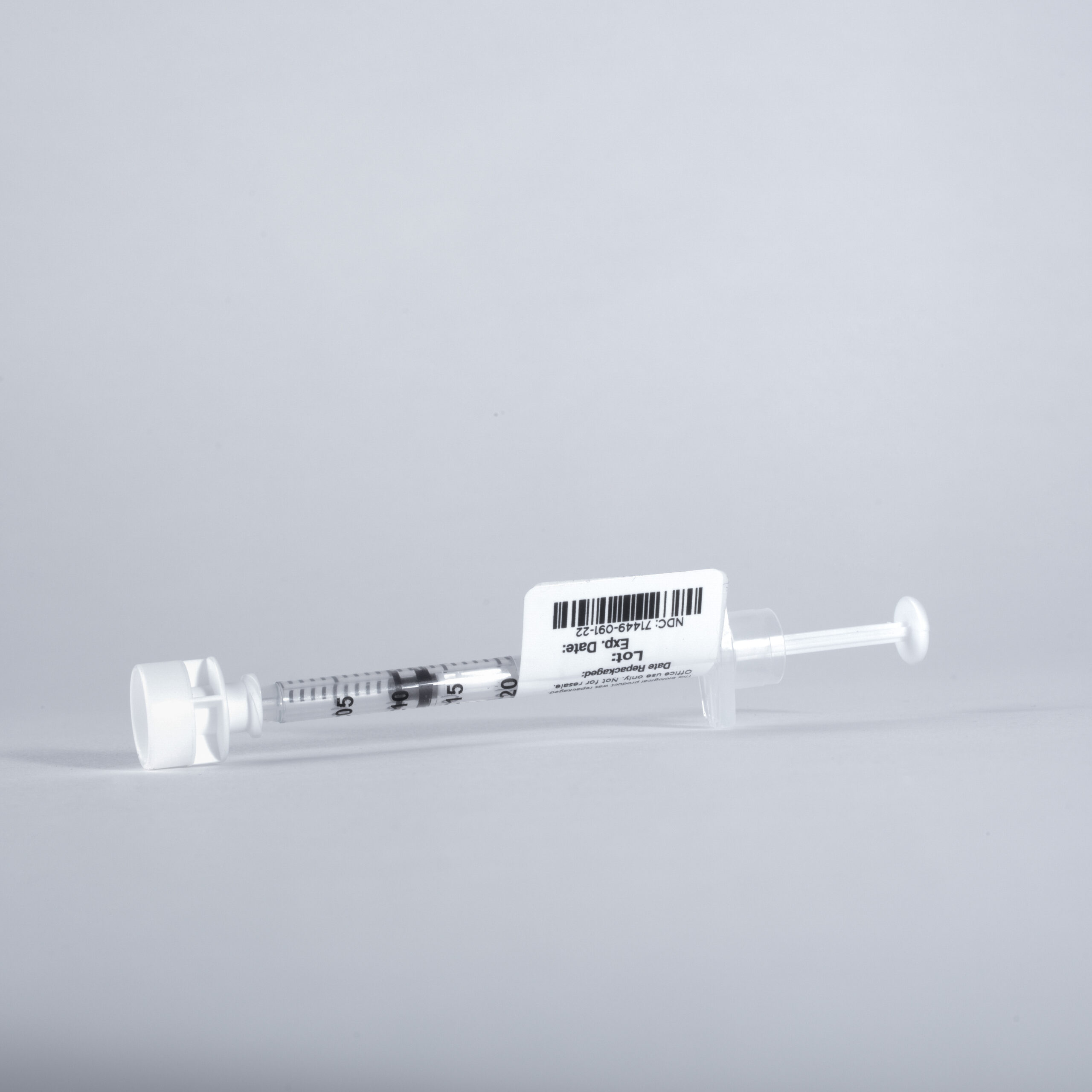 Bevacizumab (Avastin®) 2.75 mg/0.11 mL, repackaged in a 0.25 mL Syringe