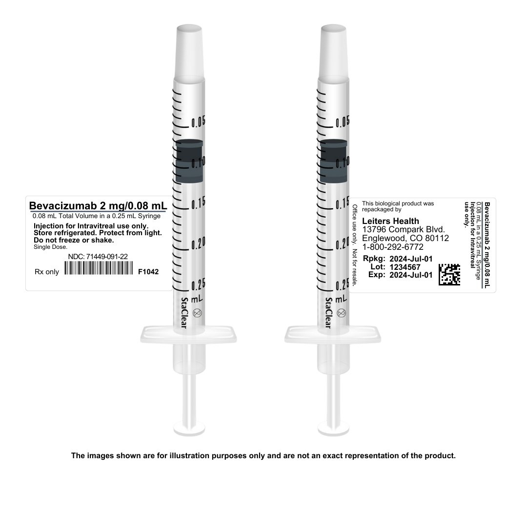 StaClear syringe with butterfly label illustration