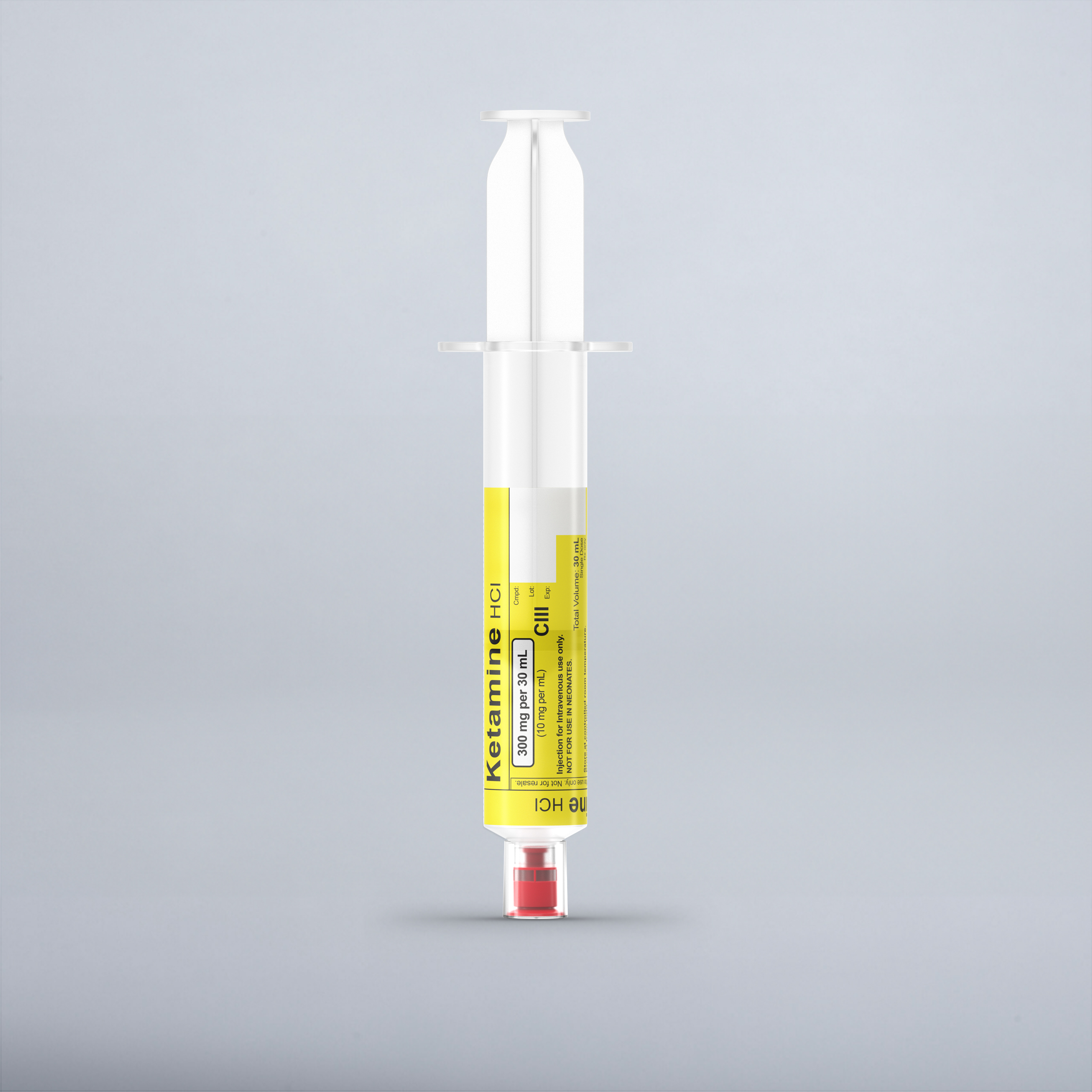 Ketamine 10 mg/ml, 30 mL in 50 mL syringe Syringe PCA