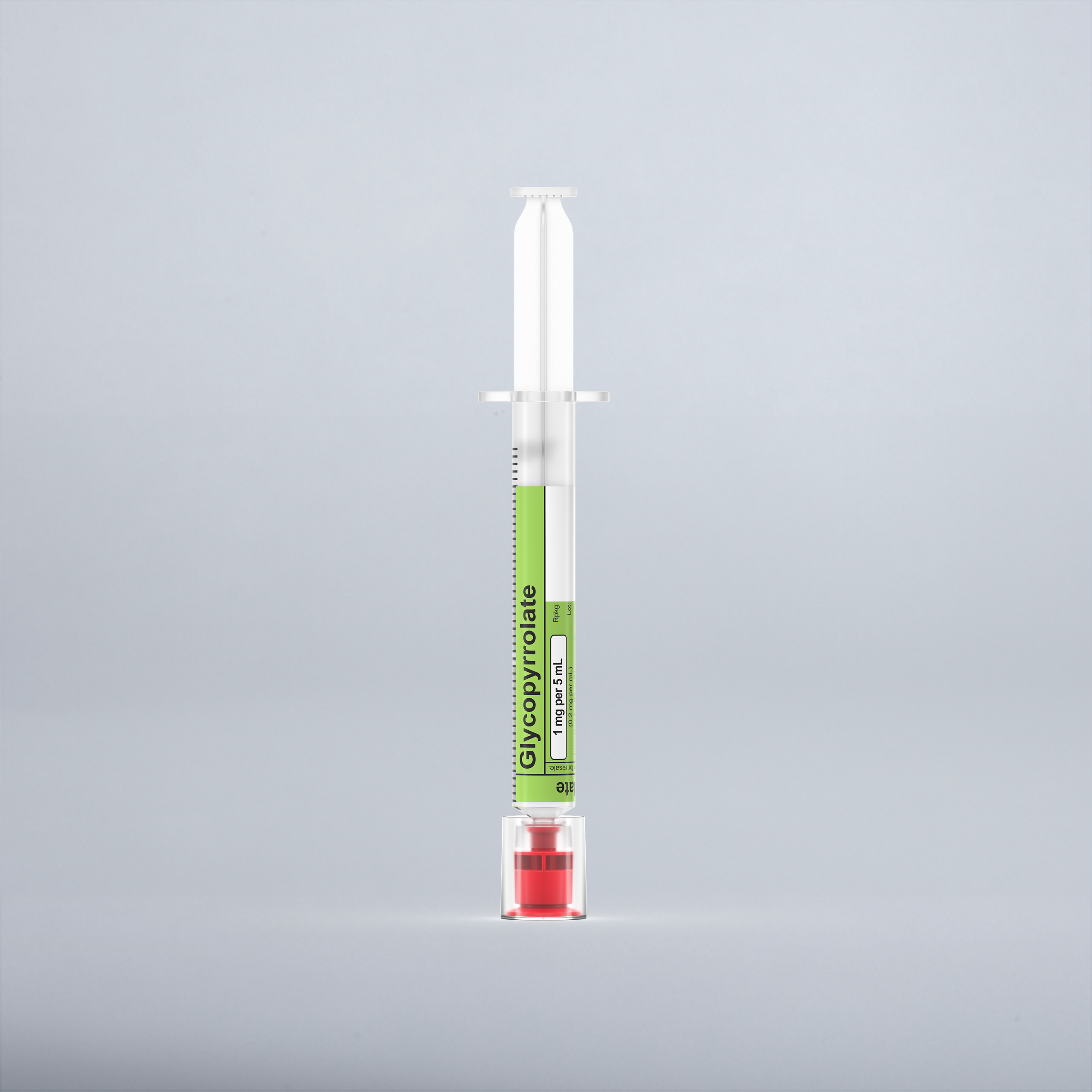 Glycopyrrolate 0.2mg/mL 5 mL in 5 mL Syringe