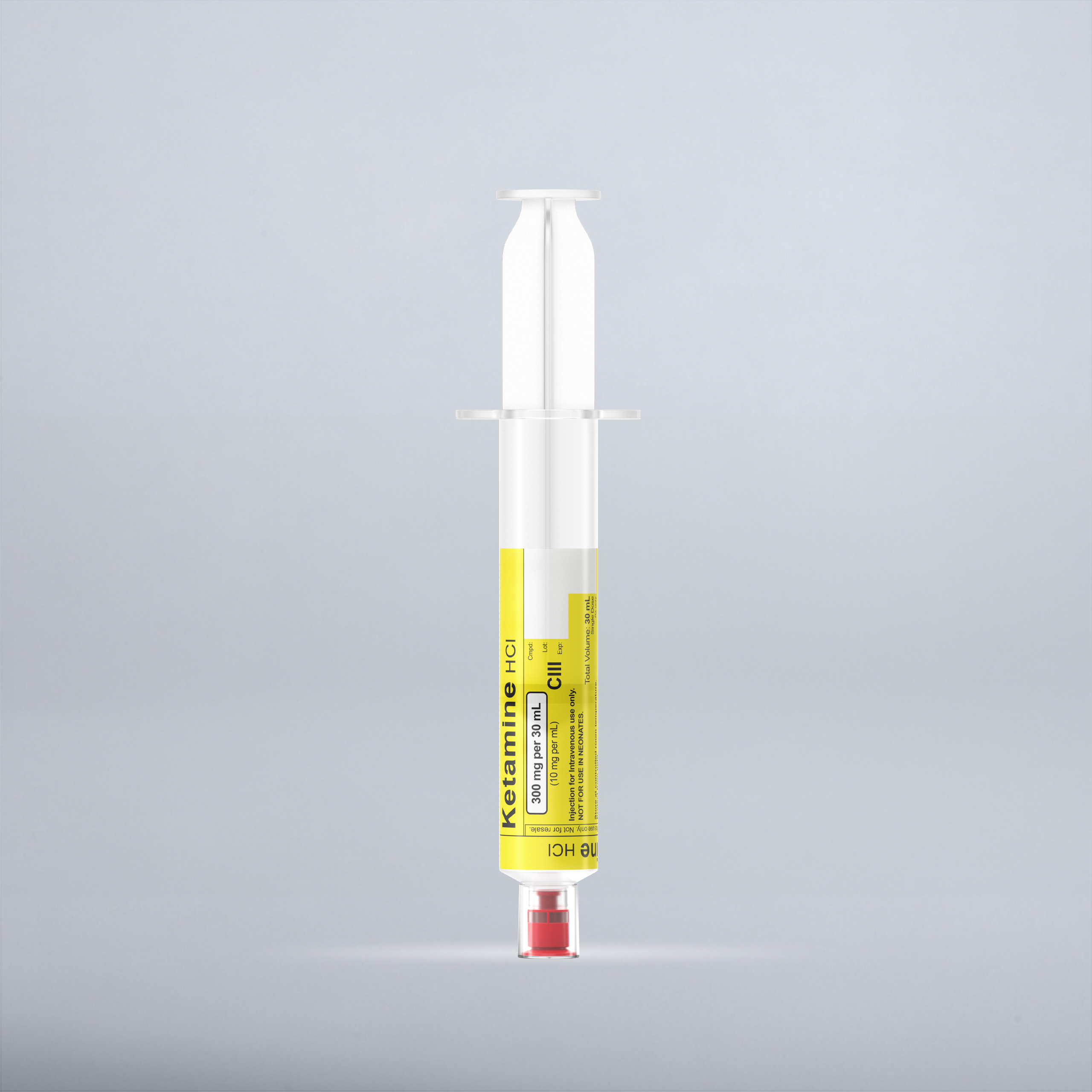 Ketamine 10 mg/ml, 30 mL in 50 mL syringe Syringe PCA