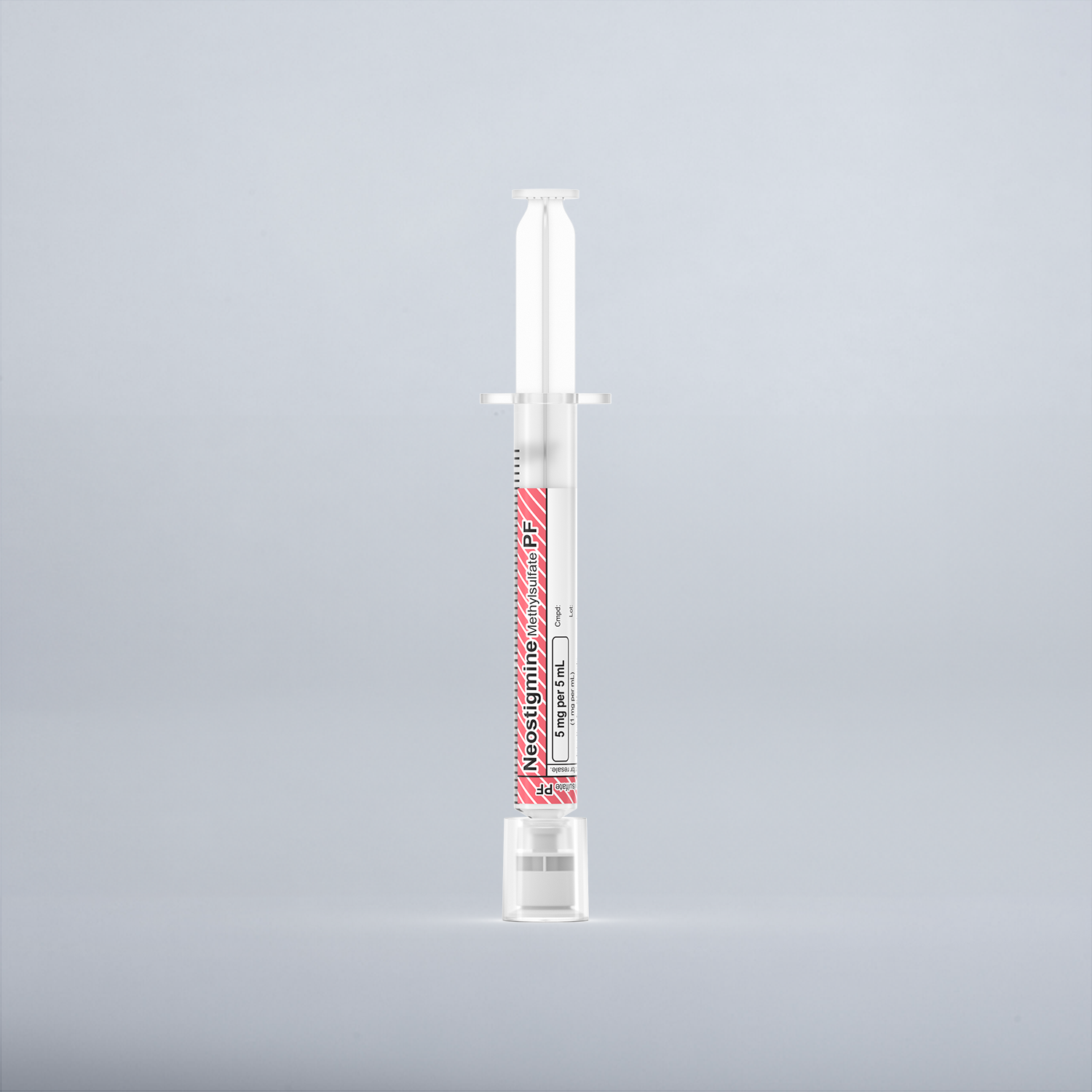 Neostigmine Methylsulfate 1 mg/mL, preservative free, 5 mL in 5 mL Syringe